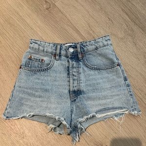 High waisted Jean Shorts